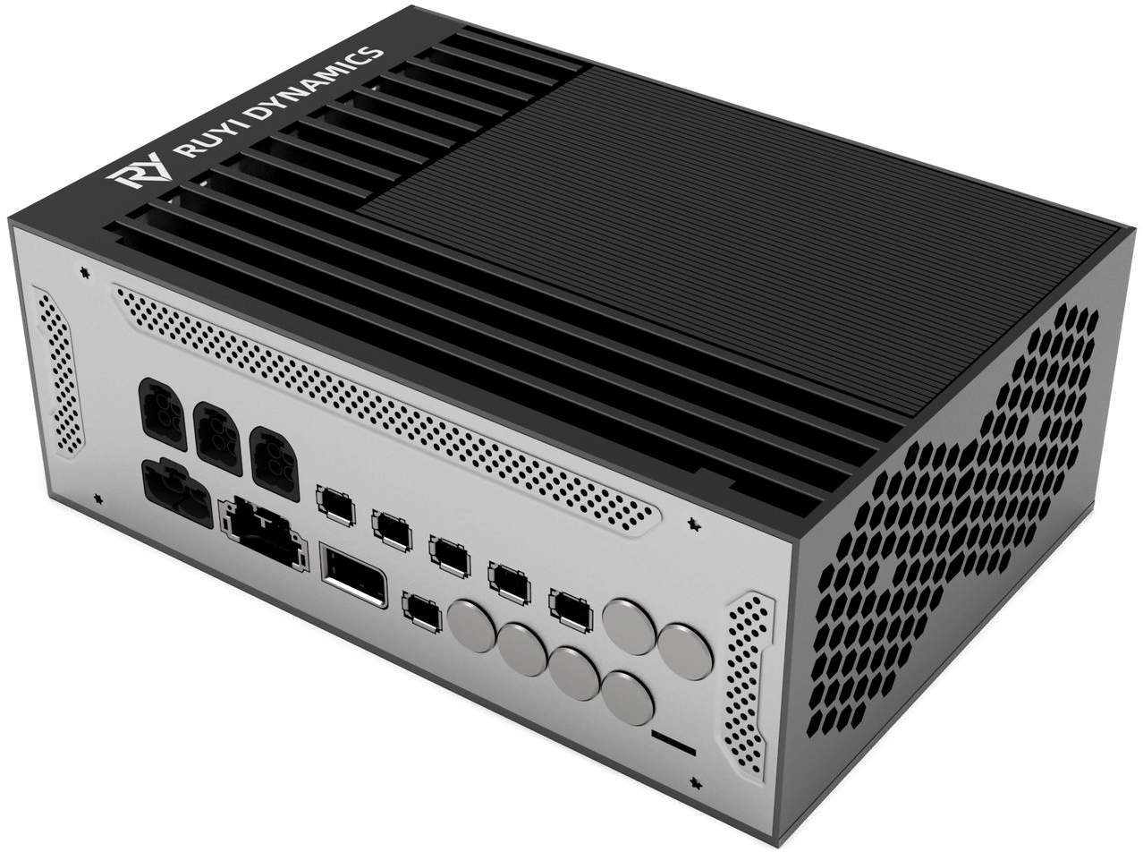 iRC600 AI Box — ruggedized metal chassis render